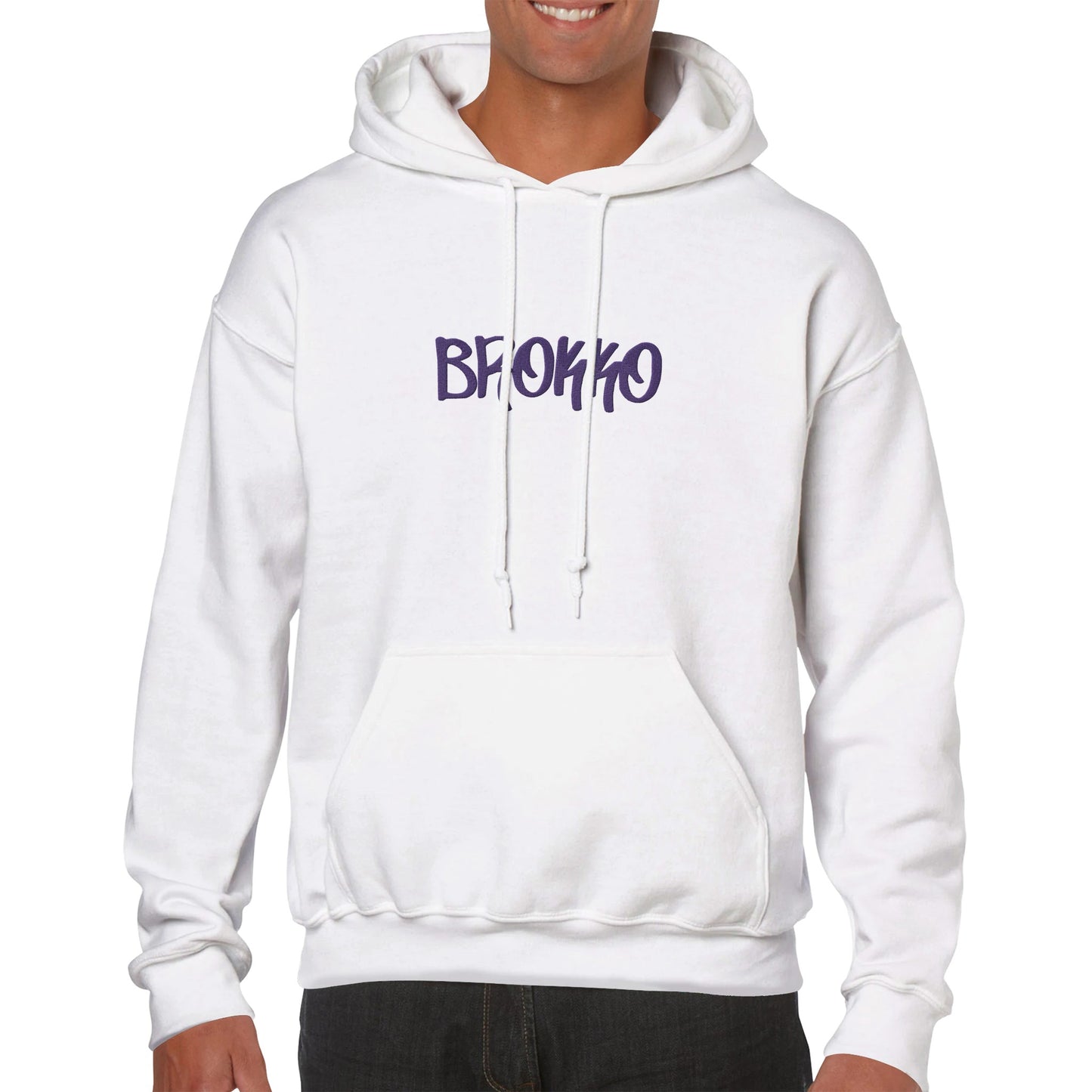 Geborduurde logo hoodie